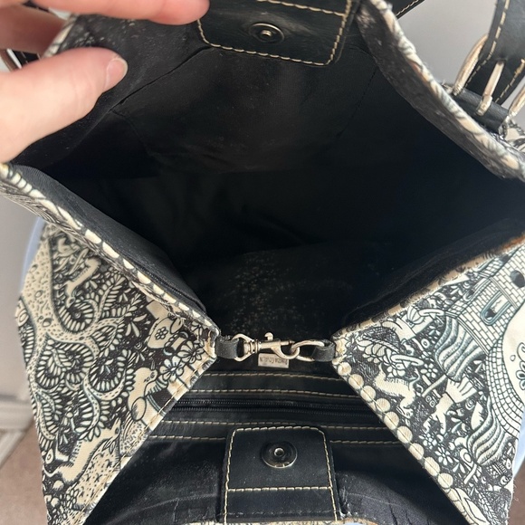 Vintage RARE Pineda Covalin Shoulder Bag with Leather Strap - Picture 3 of 4